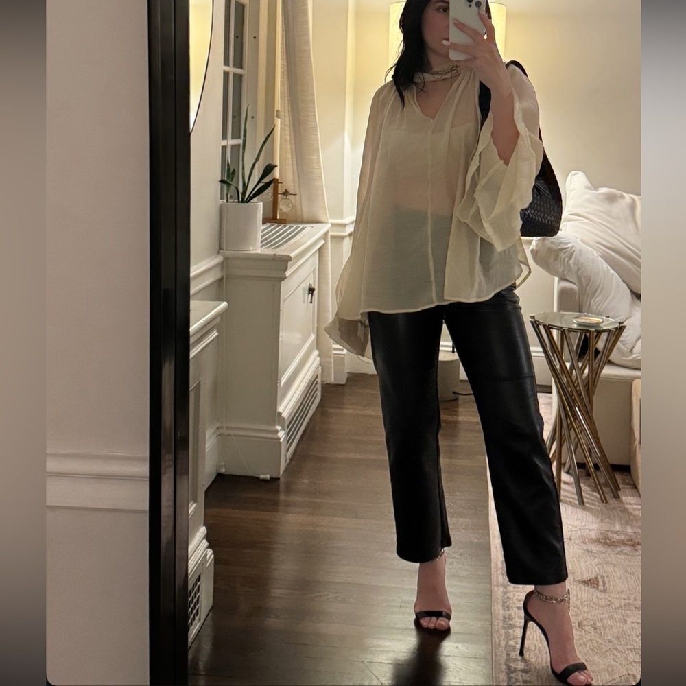 Aritzia Melina Leather Pants